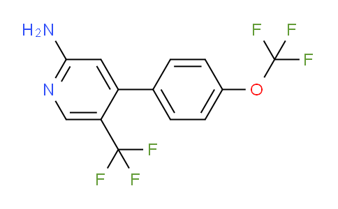 2-Amino-4-(4-(trifluoromethoxy)phenyl)-5-(trifluoromethyl)pyridine