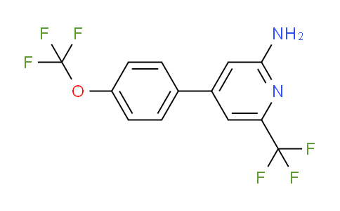 2-Amino-4-(4-(trifluoromethoxy)phenyl)-6-(trifluoromethyl)pyridine