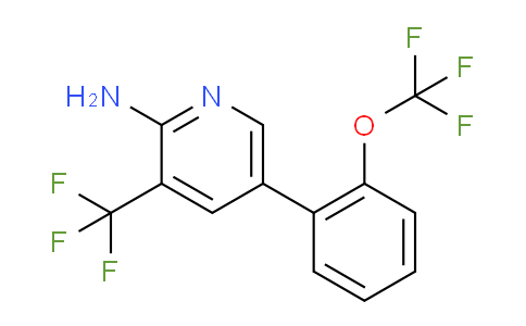 2-Amino-5-(2-(trifluoromethoxy)phenyl)-3-(trifluoromethyl)pyridine