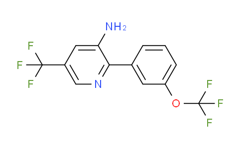AM51743 | 1261877-84-2 | 3-Amino-2-(3-(trifluoromethoxy)phenyl)-5-(trifluoromethyl)pyridine