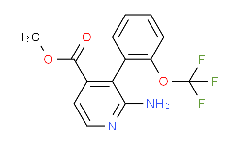 Methyl 2-amino-3-(2-(trifluoromethoxy)phenyl)isonicotinate