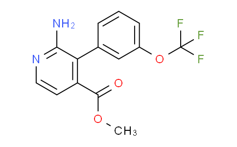 Methyl 2-amino-3-(3-(trifluoromethoxy)phenyl)isonicotinate