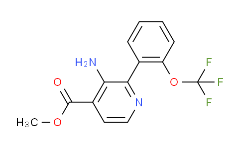 AM51775 | 1261865-46-6 | Methyl 3-amino-2-(2-(trifluoromethoxy)phenyl)isonicotinate