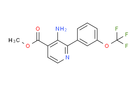 AM51776 | 1261464-16-7 | Methyl 3-amino-2-(3-(trifluoromethoxy)phenyl)isonicotinate