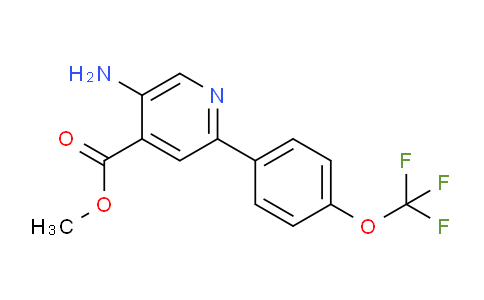 AM51780 | 1261780-21-5 | Methyl 5-amino-2-(4-(trifluoromethoxy)phenyl)isonicotinate