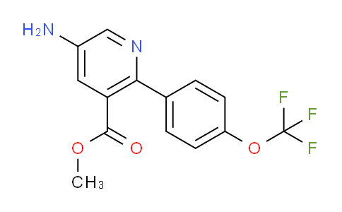 AM51786 | 1261621-17-3 | Methyl 5-amino-2-(4-(trifluoromethoxy)phenyl)nicotinate