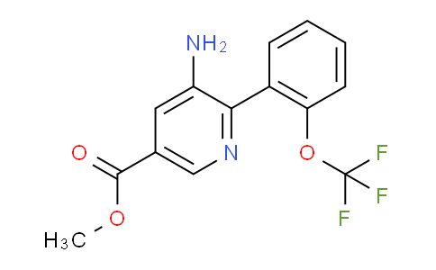 AM51787 | 1261655-47-3 | Methyl 5-amino-6-(2-(trifluoromethoxy)phenyl)nicotinate