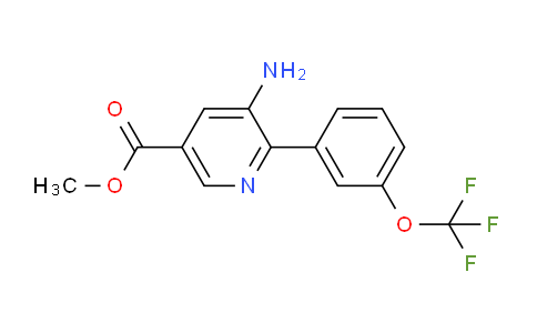 AM51788 | 1261865-52-4 | Methyl 5-amino-6-(3-(trifluoromethoxy)phenyl)nicotinate