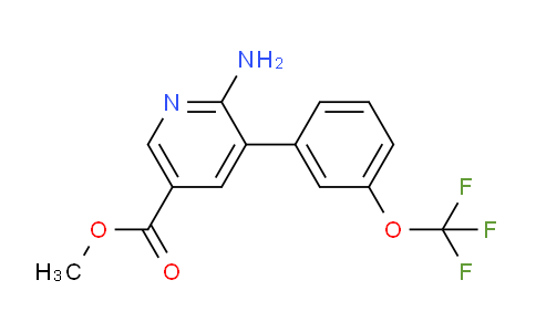 AM51791 | 1261842-21-0 | Methyl 6-amino-5-(3-(trifluoromethoxy)phenyl)nicotinate