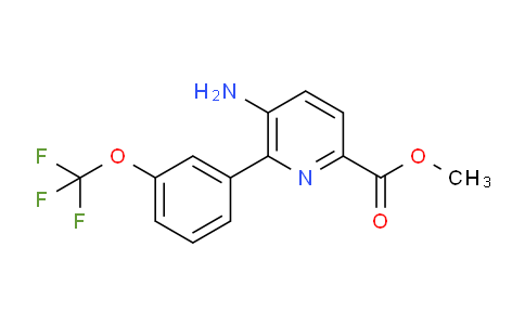 AM51797 | 1261621-25-3 | Methyl 5-amino-6-(3-(trifluoromethoxy)phenyl)picolinate