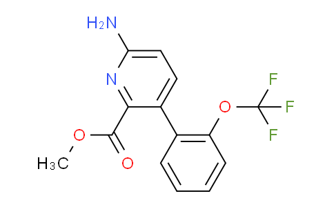 AM51799 | 1261527-48-3 | Methyl 6-amino-3-(2-(trifluoromethoxy)phenyl)picolinate