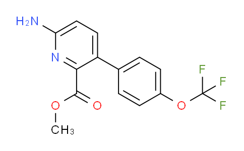 AM51801 | 1261842-25-4 | Methyl 6-amino-3-(4-(trifluoromethoxy)phenyl)picolinate
