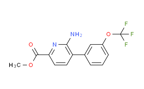 AM51803 | 1261854-54-9 | Methyl 6-amino-5-(3-(trifluoromethoxy)phenyl)picolinate