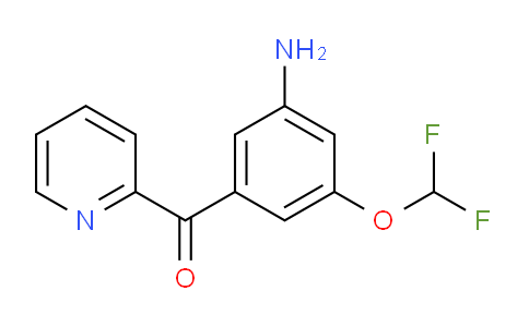 2-(3-Amino-5-(difluoromethoxy)benzoyl)pyridine