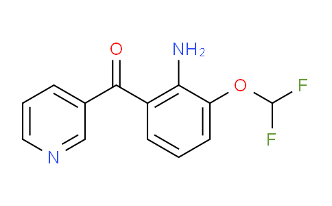 3-(2-Amino-3-(difluoromethoxy)benzoyl)pyridine