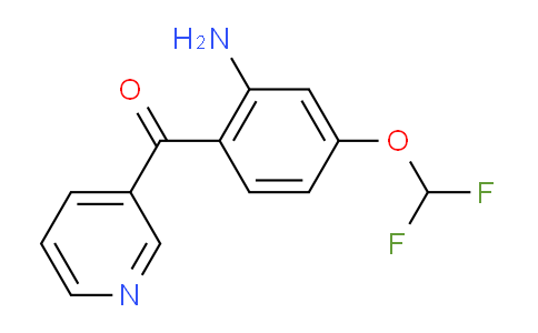 3-(2-Amino-4-(difluoromethoxy)benzoyl)pyridine