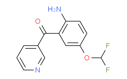 3-(2-Amino-5-(difluoromethoxy)benzoyl)pyridine