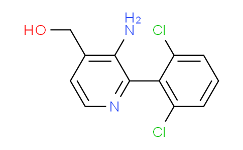 3-Amino-2-(2,6-dichlorophenyl)pyridine-4-methanol