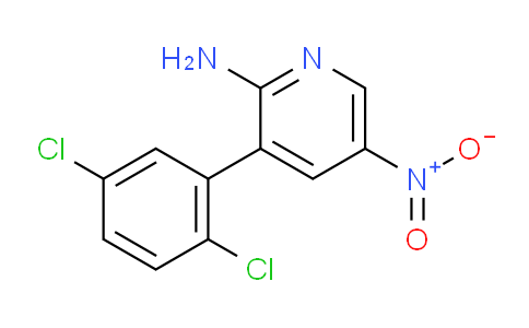 2-Amino-3-(2,5-dichlorophenyl)-5-nitropyridine