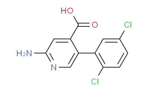 2-Amino-5-(2,5-dichlorophenyl)isonicotinic acid