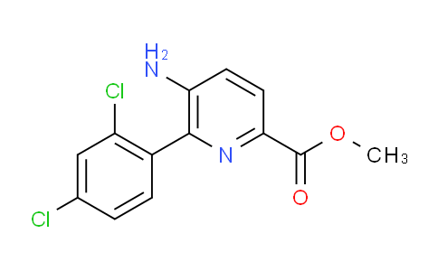 AM51958 | 1361786-48-2 | Methyl 5-amino-6-(2,4-dichlorophenyl)picolinate