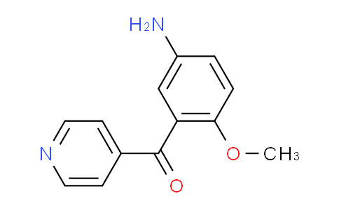4-(5-Amino-2-methoxybenzoyl)pyridine