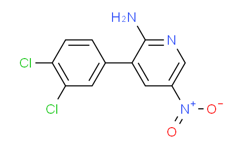 2-Amino-3-(3,4-dichlorophenyl)-5-nitropyridine