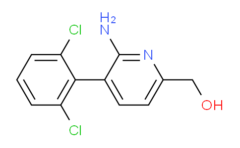 2-Amino-3-(2,6-dichlorophenyl)pyridine-6-methanol