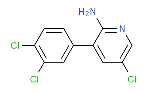 2-Amino-5-chloro-3-(3,4-dichlorophenyl)pyridine
