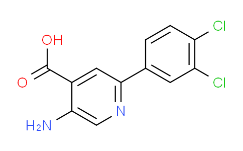 5-Amino-2-(3,4-dichlorophenyl)isonicotinic acid