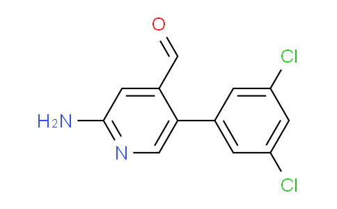 2-Amino-5-(3,5-dichlorophenyl)isonicotinaldehyde