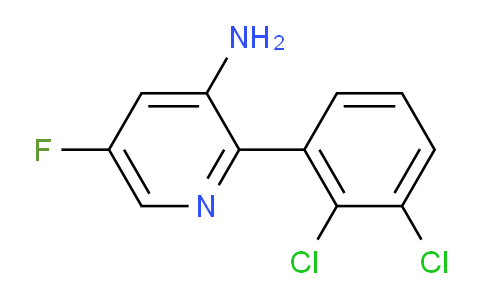 3-Amino-2-(2,3-dichlorophenyl)-5-fluoropyridine