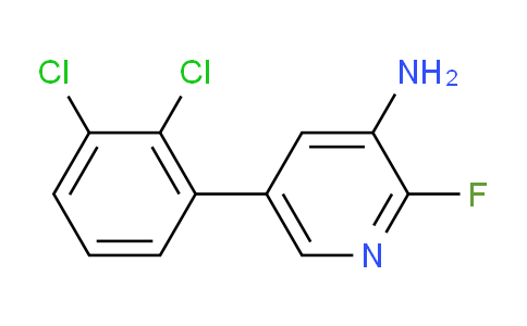 3-Amino-5-(2,3-dichlorophenyl)-2-fluoropyridine