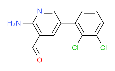 2-Amino-5-(2,3-dichlorophenyl)nicotinaldehyde