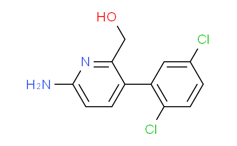 6-Amino-3-(2,5-dichlorophenyl)pyridine-2-methanol