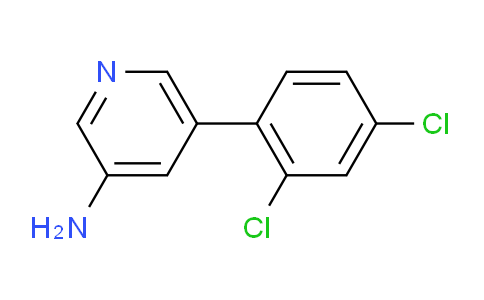 3-Amino-5-(2,4-dichlorophenyl)pyridine