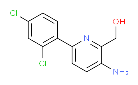 3-Amino-6-(2,4-dichlorophenyl)pyridine-2-methanol