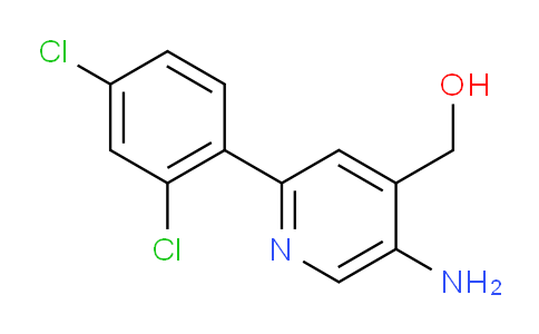 5-Amino-2-(2,4-dichlorophenyl)pyridine-4-methanol