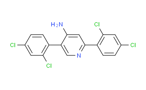 4-Amino-2,5-bis(2,4-dichlorophenyl)pyridine