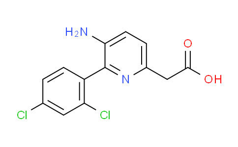 AM52307 | 1361677-29-3 | 3-Amino-2-(2,4-dichlorophenyl)pyridine-6-acetic acid