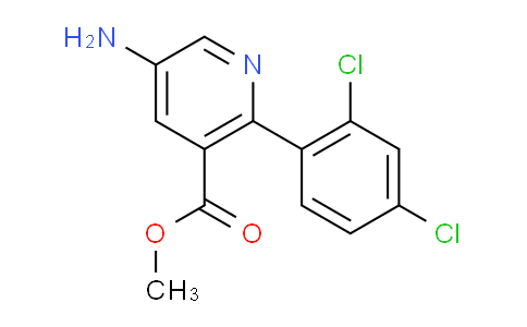 AM52318 | 1361745-18-7 | Methyl 5-amino-2-(2,4-dichlorophenyl)nicotinate