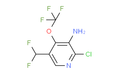 AM52373 | 1804012-73-4 | 3-Amino-2-chloro-5-(difluoromethyl)-4-(trifluoromethoxy)pyridine