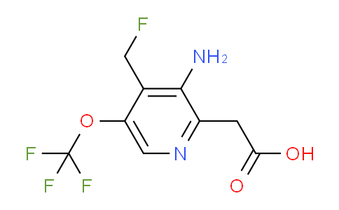 AM52390 | 1805999-89-6 | 3-Amino-4-(fluoromethyl)-5-(trifluoromethoxy)pyridine-2-acetic acid