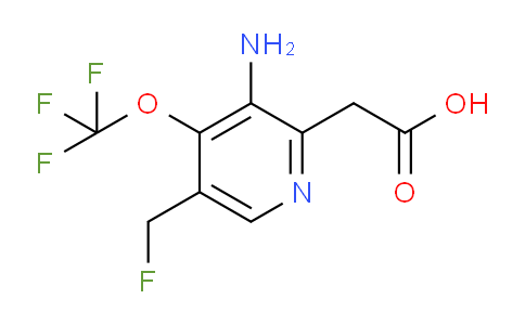 AM52392 | 1804376-75-7 | 3-Amino-5-(fluoromethyl)-4-(trifluoromethoxy)pyridine-2-acetic acid