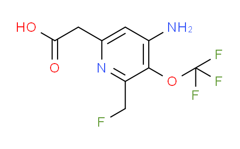 4-Amino-2-(fluoromethyl)-3-(trifluoromethoxy)pyridine-6-acetic acid