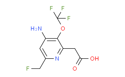 AM52395 | 1806099-10-4 | 4-Amino-6-(fluoromethyl)-3-(trifluoromethoxy)pyridine-2-acetic acid