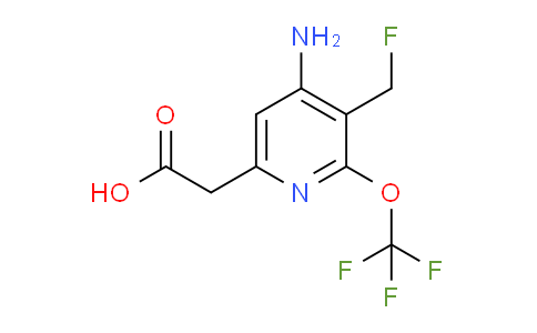 4-Amino-3-(fluoromethyl)-2-(trifluoromethoxy)pyridine-6-acetic acid