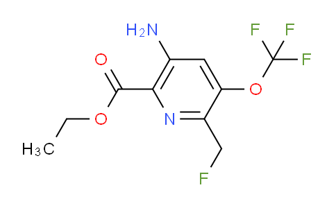 AM52400 | 1804532-66-8 | Ethyl 5-amino-2-(fluoromethyl)-3-(trifluoromethoxy)pyridine-6-carboxylate