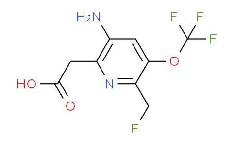 AM52401 | 1806211-93-7 | 5-Amino-2-(fluoromethyl)-3-(trifluoromethoxy)pyridine-6-acetic acid