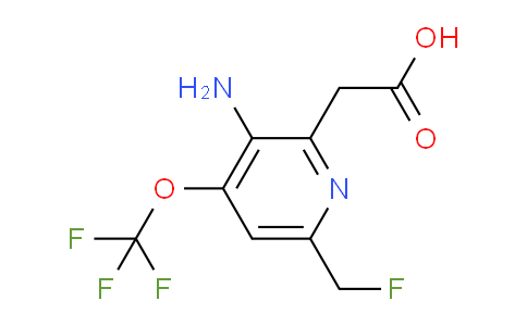 AM52402 | 1804029-64-8 | 3-Amino-6-(fluoromethyl)-4-(trifluoromethoxy)pyridine-2-acetic acid